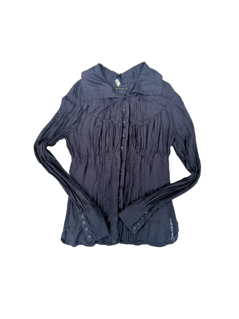 Calvin Klien Vintage blue long sleeve top