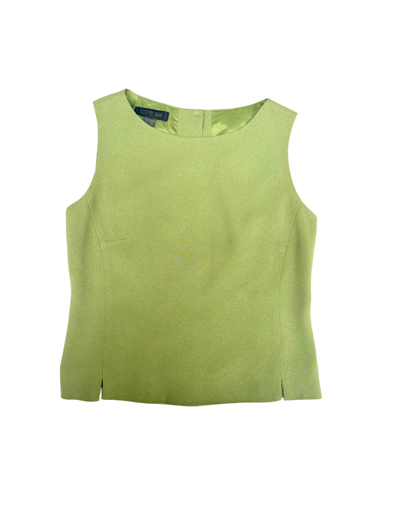 Green country road vest