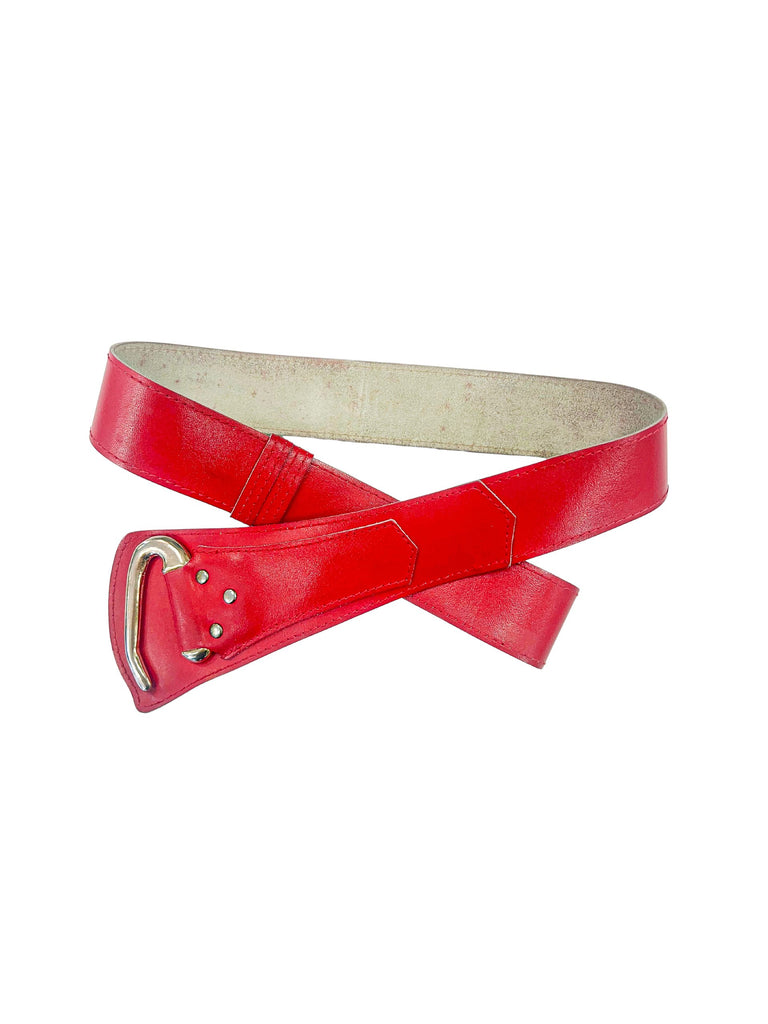 Red vintage belt